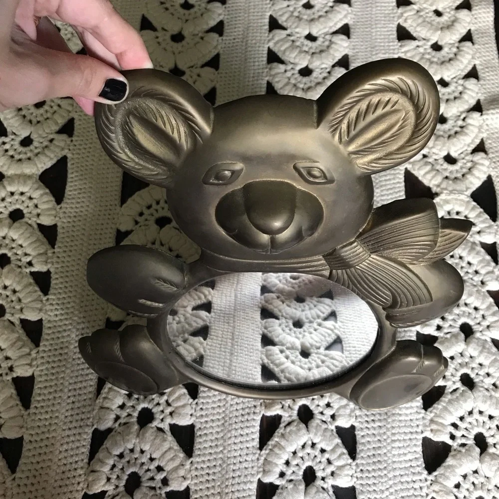 Vintage TeddyBear Mirror